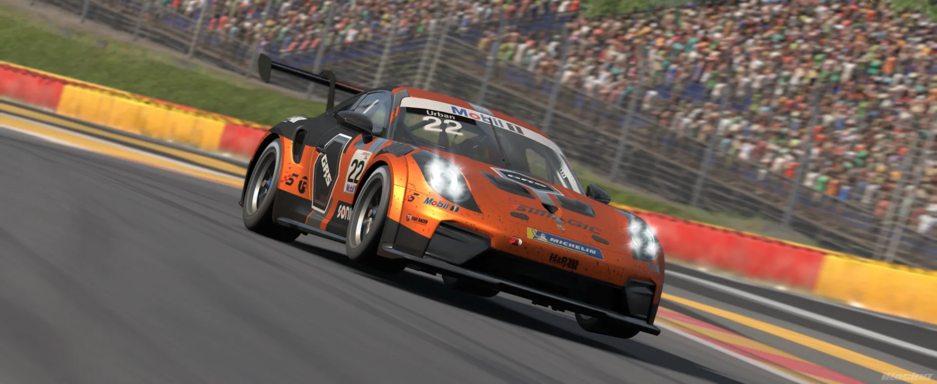 Project GRS Porsche 911 GT3 Cup in the new orange endurance livery